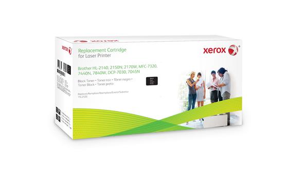 003R99781 Xerox TN2120 Xerox Brother toner HL-2140/2150N/2170 Ca. 2.600 sider ved 5% dekning.